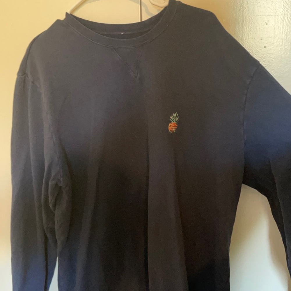 Blue rip curl crew neck pullover